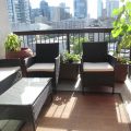2br, 2  bath large balcony facing west – 12th floor – great view